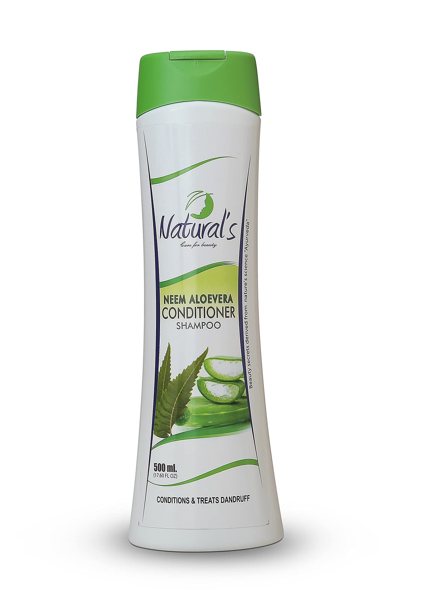 Natural Neem & Aloe Vera Shampoo & Conditioner for Hair Growth | Controls Hair Fall | Moisturizes Dry & Frizzy Hair (500ml) - Perfect for Daily Hair Care & Scalp Nourishment