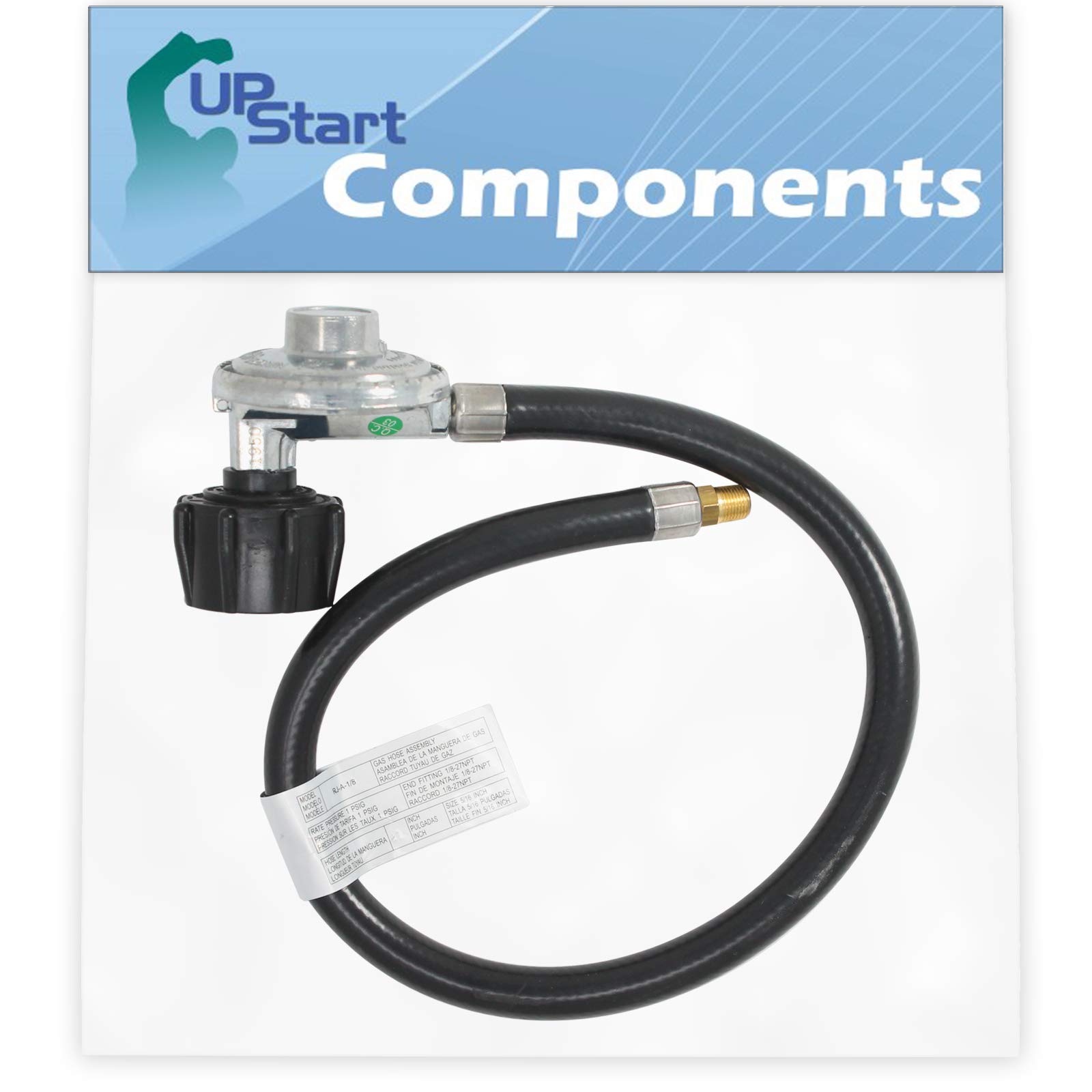 Ducane 864 Inch 2 Burner LP BBQ Gas Grill Propane Regulator Hose Replacement Parts - 21