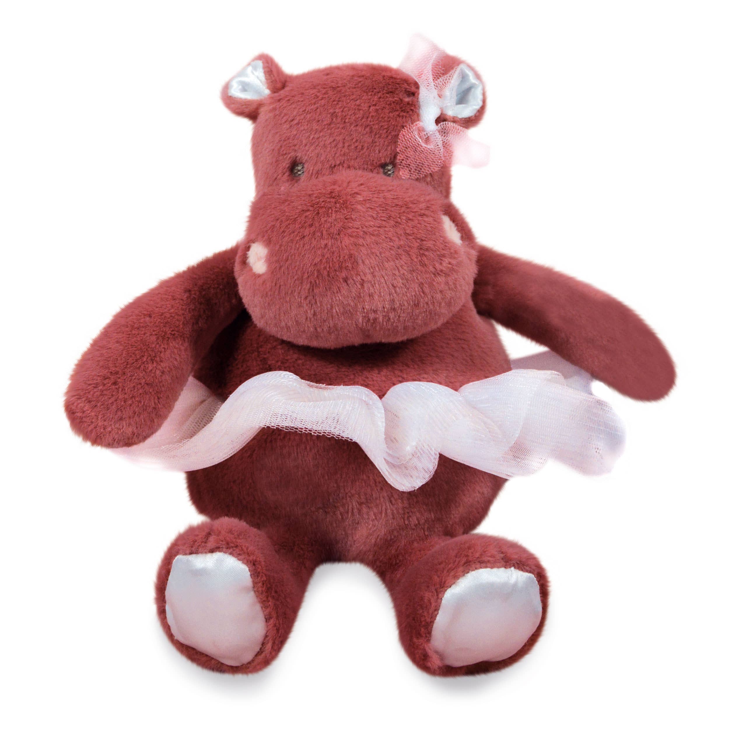 Adorable Terracotta Hippo Plush Toy - Soft & Cuddly Stuffed Animal for Kids & Collectors | Perfect for Nursery Decor, Gifts & Playtime
