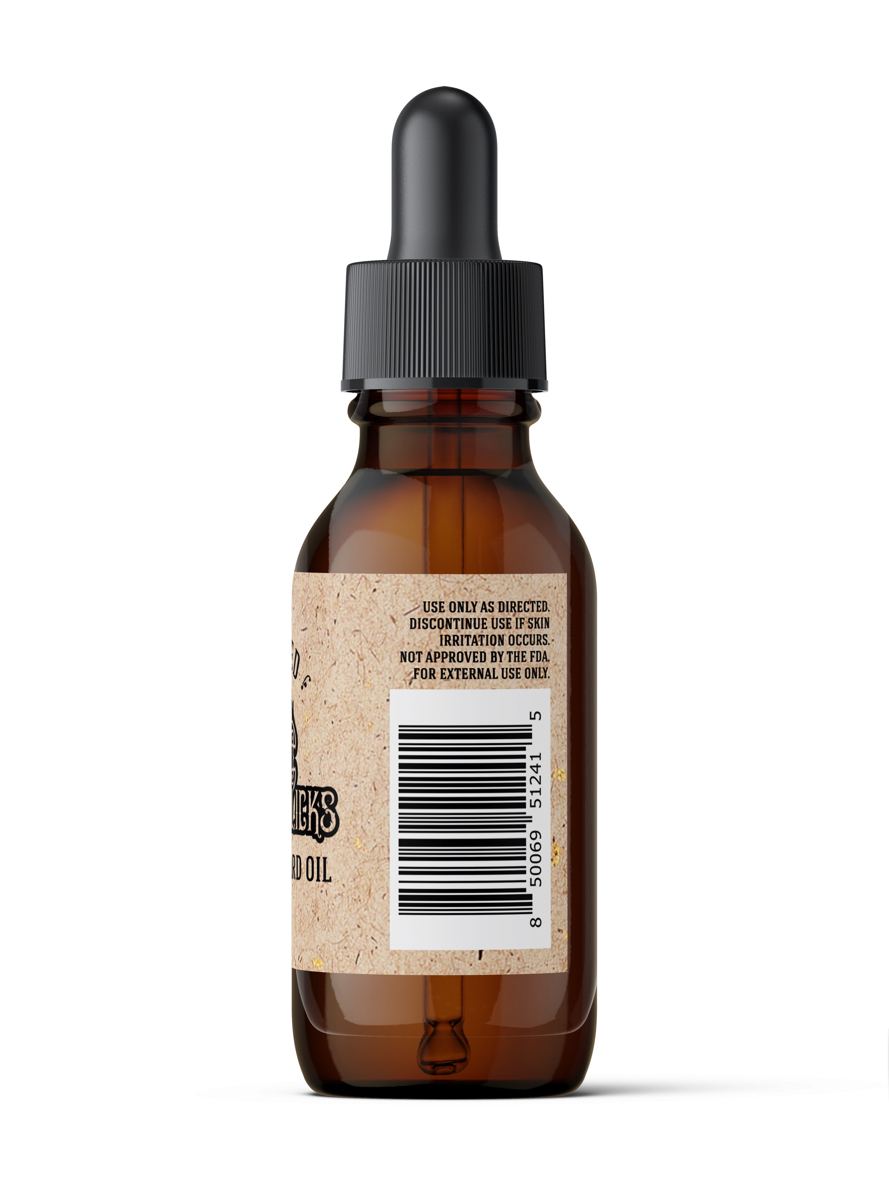 Organic Beard Oil for Men - Natural Growth & Conditioning - Moisturizes & Softens Facial Hair - Perfect for Daily Grooming & Styling