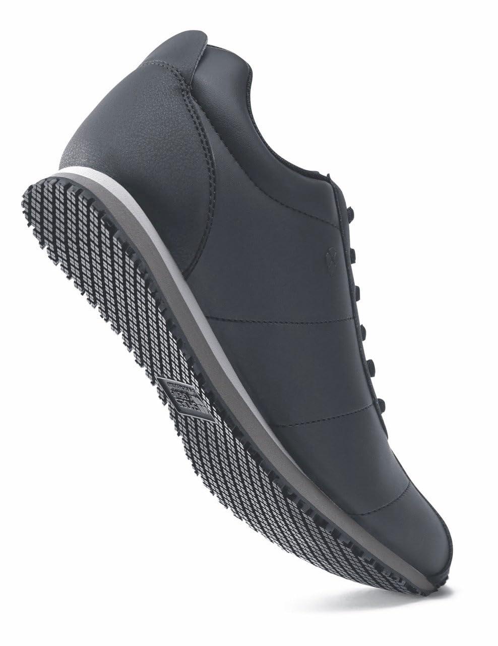**Shoes for Crews Avery - Women's Slip Resistant Work Shoes - Water Resistant Black Non-Slip Safety Shoes for Restaurant, Hospital & Retail Workers**