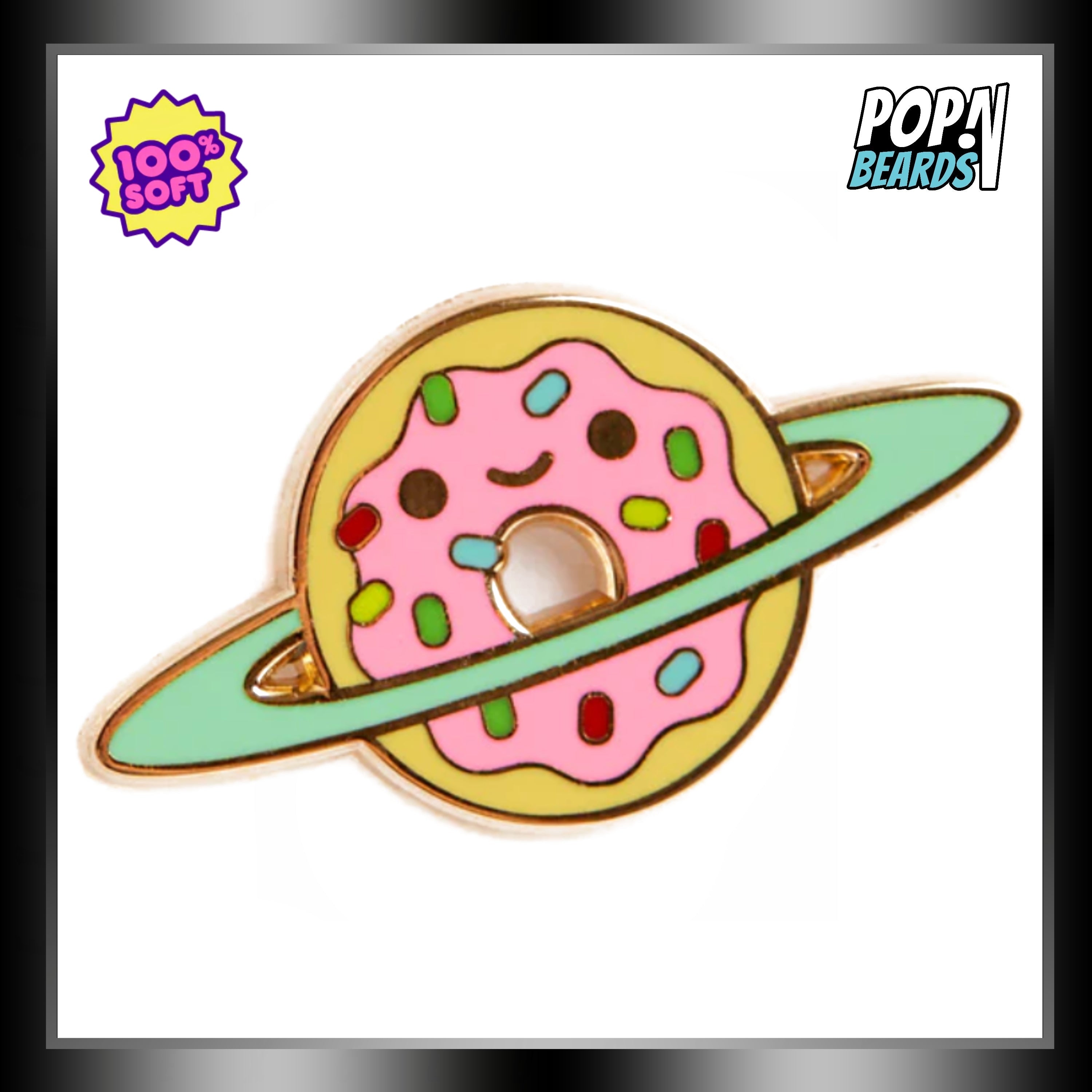 100% Soft Enamel Pins - Donut Galaxy Design | Cute Collectible Badges for Backpacks, Jackets & Gifts