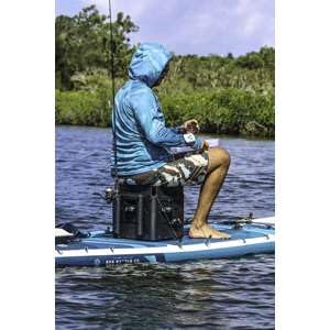 RAILBLAZA Kayak Fishing Gear Hub – Premium Kayak Storage Box with 4 Internal Rod Holders & Space for 8 Tackle Boxes | Durable Kayak Fishing Accessory with Rod Holders & Lid | Perfect for Kayak Anglers & Outdoor Fishing Adventures