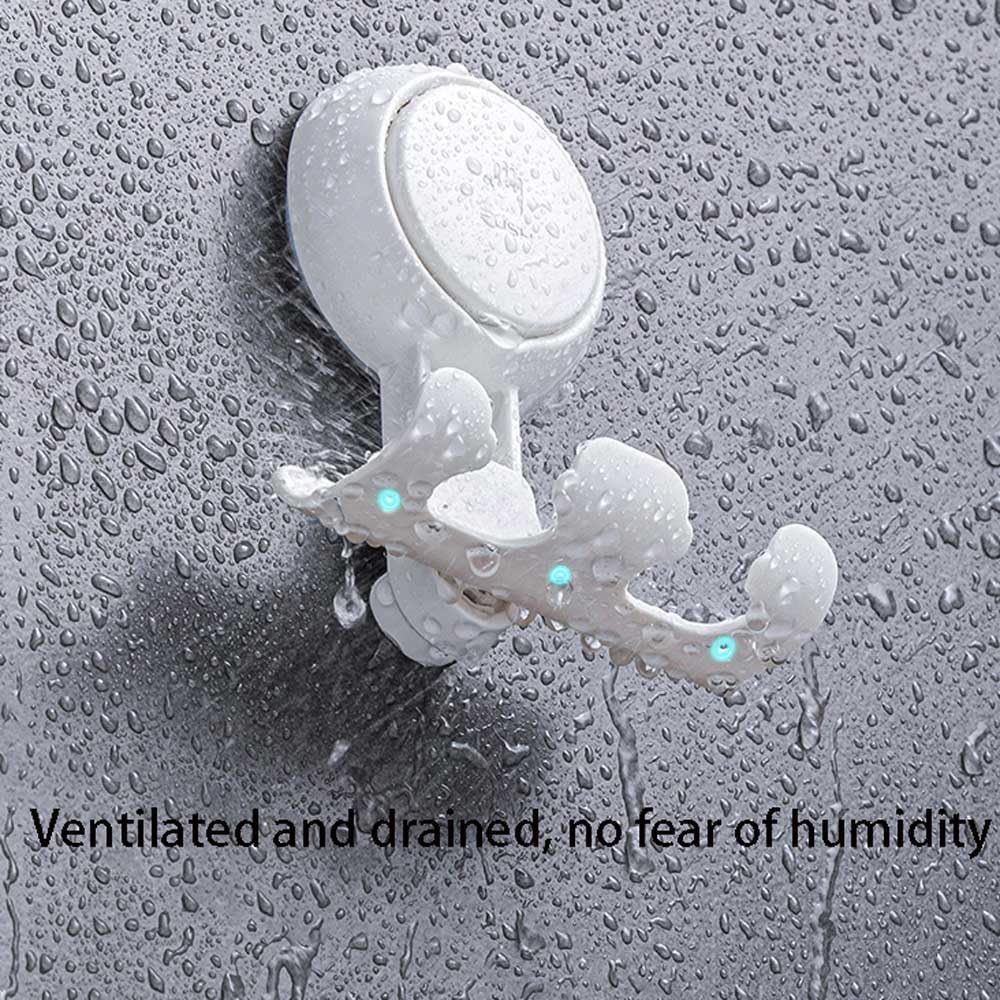 NIXNUT Shaver Rack with Suction Cup - Wall Mounted Razor Holder for Bathroom, Plastic Razor Organizer for Shavers, Towels & Bathroom Supplies - Perfect for Small Space Organization in Showers, Sinks & Vanities