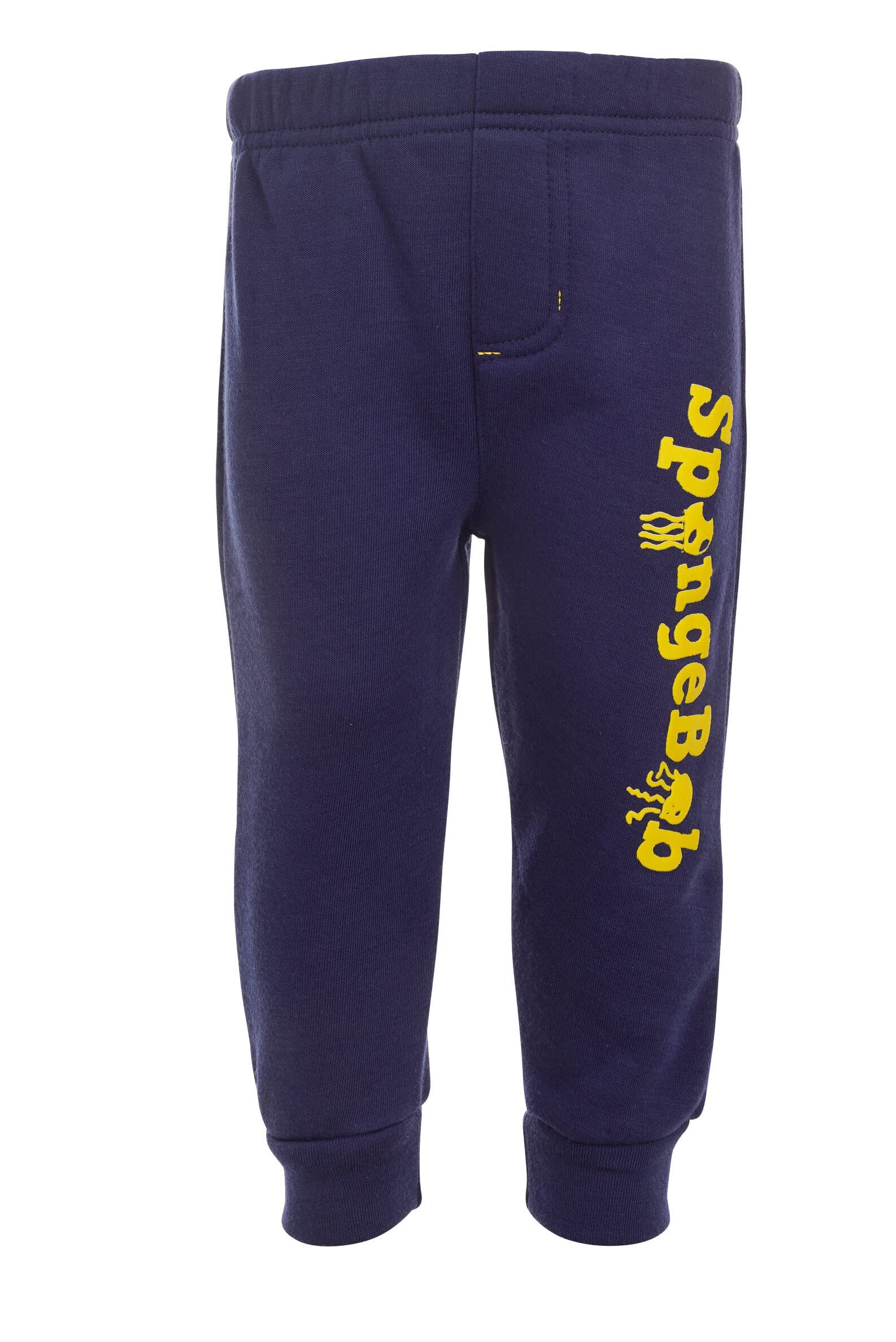 SpongeBob SquarePants Fleece Hoodie & Jogger Pants Set for Toddlers & Kids | Nickelodeon Cartoon Character Outfit | Cozy Playwear & Lounge Wear for Home, School & Outdoor Activities