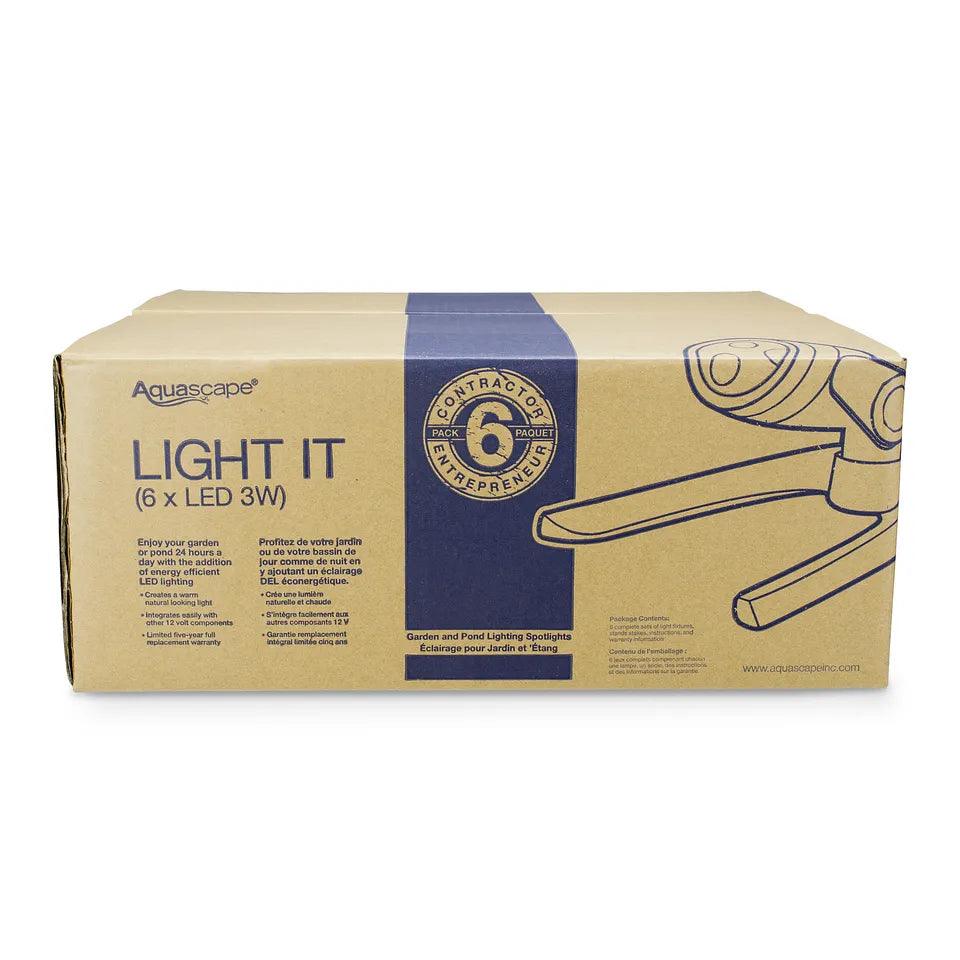 3 Watt LED Spotlight Bulbs - 6 Pack, Bright White Light for Indoor/Outdoor Use - Perfect for Home, Garden, Garage, and Security Lighting