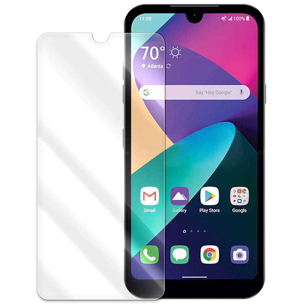 Fortune 3 LM-K300AM Tempered Glass Screen Protector - Ultra Thin, Anti-Bubble, High Responsivity & Scratch Resistant for LG Fortune 3 LM-K300AM Cricket - Perfect for Daily Protection Against Drops and Scratches