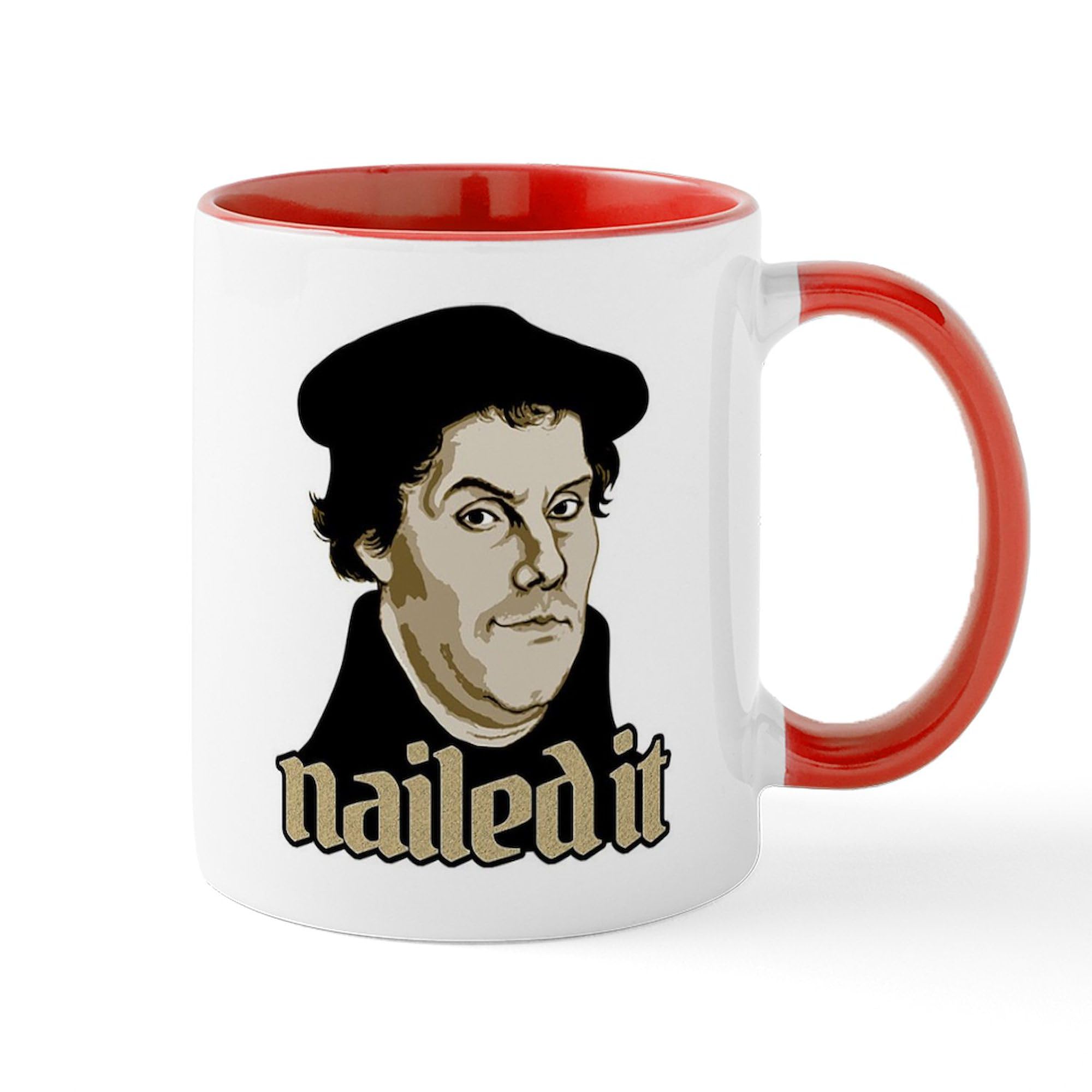 Nailed It 11 oz Ceramic Coffee Mug (325 ml) - Funny Gift for Coffee Lovers - Perfect for Office, Home & Gifts | CafePress