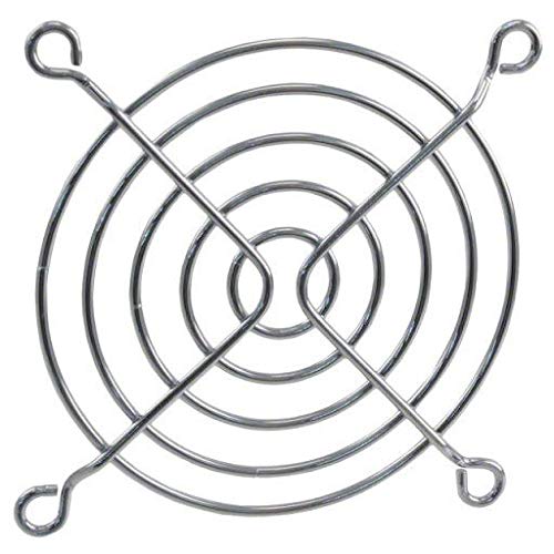 10 Pack Chrome 92mm Fan Guard Grills - Silver Color for 90-92mm Cooling Fans | Perfect for PC Builds, Case Mods & Computer Cooling Systems