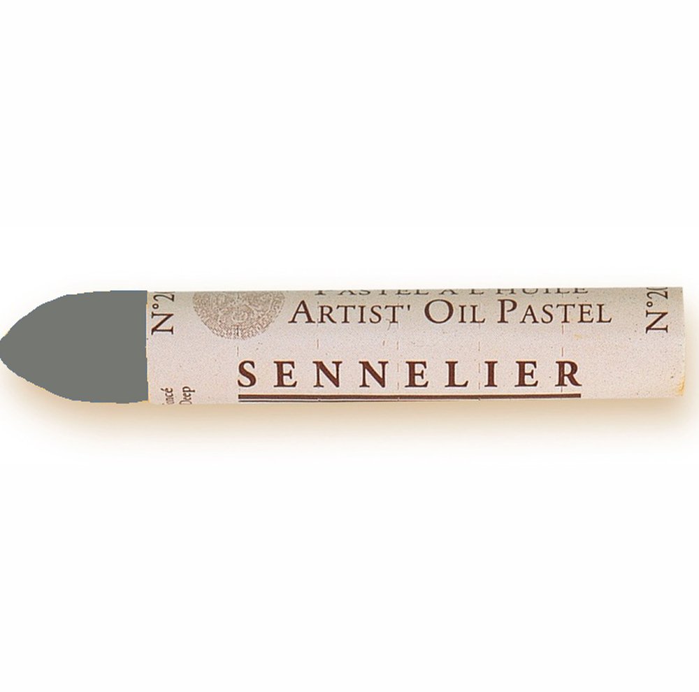 Premium Sennelier Oil Pastel - Medium Gray (Set of 12) | Artist-Grade Soft Pastels for Professional Drawing & Sketching | Ideal for Portraits, Landscapes & Mixed Media Art