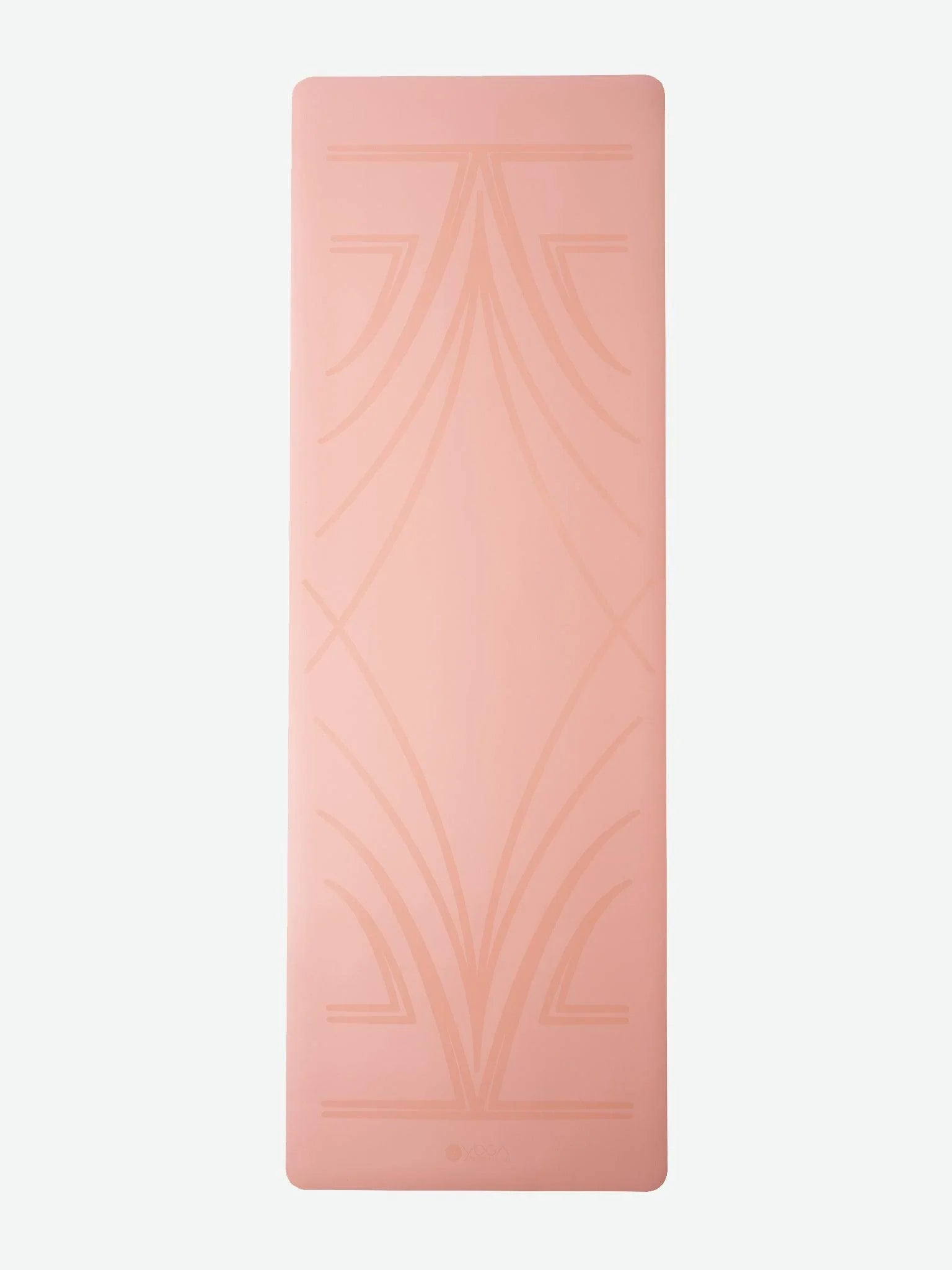 Yoga Design Lab Infinity Mat 5mm Non-Slip Eco-Friendly Yoga Mat - Diamond Align Coral Pattern for Hot Yoga, Pilates & Home Workouts