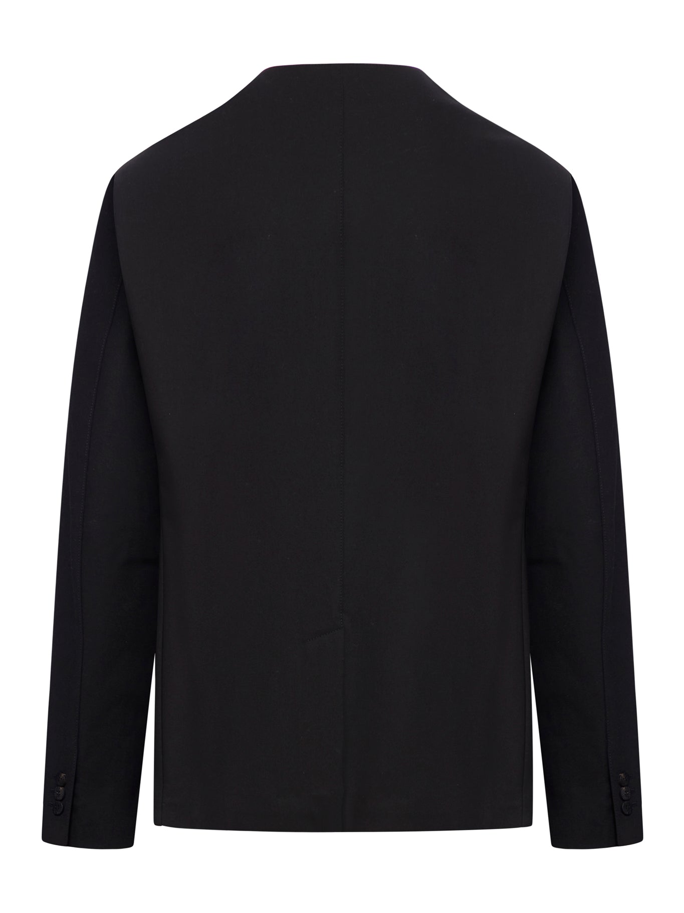Jacquemus La Veste Marino Black Wool Blend Blazer for Women - Elegant Tailored Jacket for Office, Dinner Dates & Special Occasions
