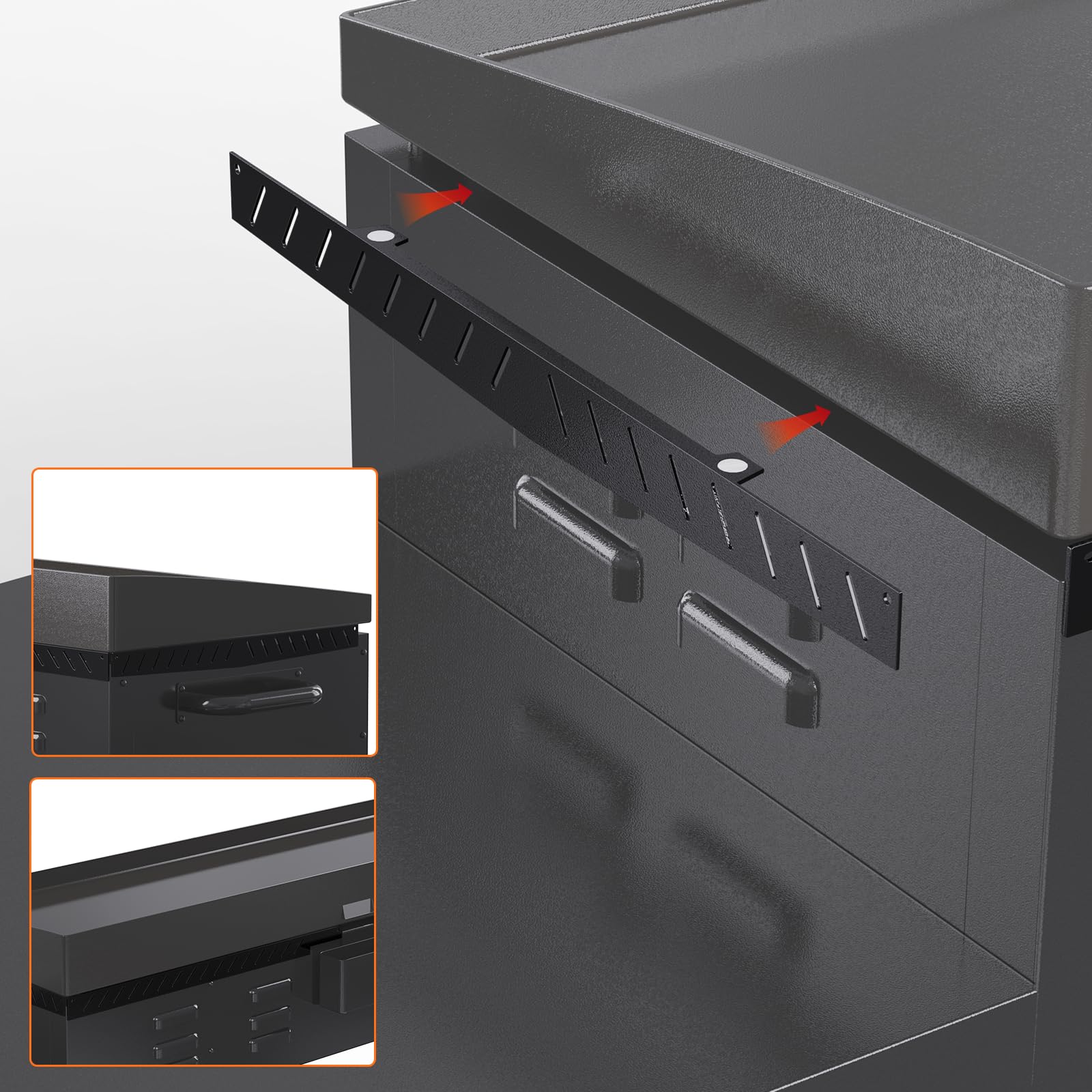 Upgraded Magnetic Stainless Steel Wind Guard for Blackstone 36 Inch Griddle - Flame Protection & Heat Retention, Compatible with Rear Grease Cup Hood & Side Shelf | Gas Saving Accessory | Perfect for Outdoor Grilling, Camping & Backyard BBQs