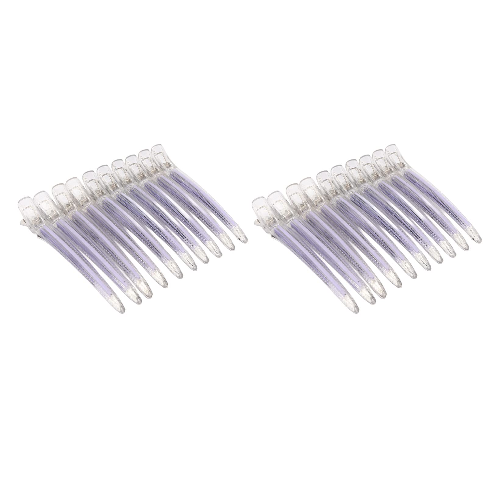 20Pcs Hair Sectioning Clips - Lightweight ABS Alloy Hair Positioning Clamps for Salon Styling | Tangle-Free, Eco-Friendly Hairdressing Tools for Coloring, Cutting & Blowouts