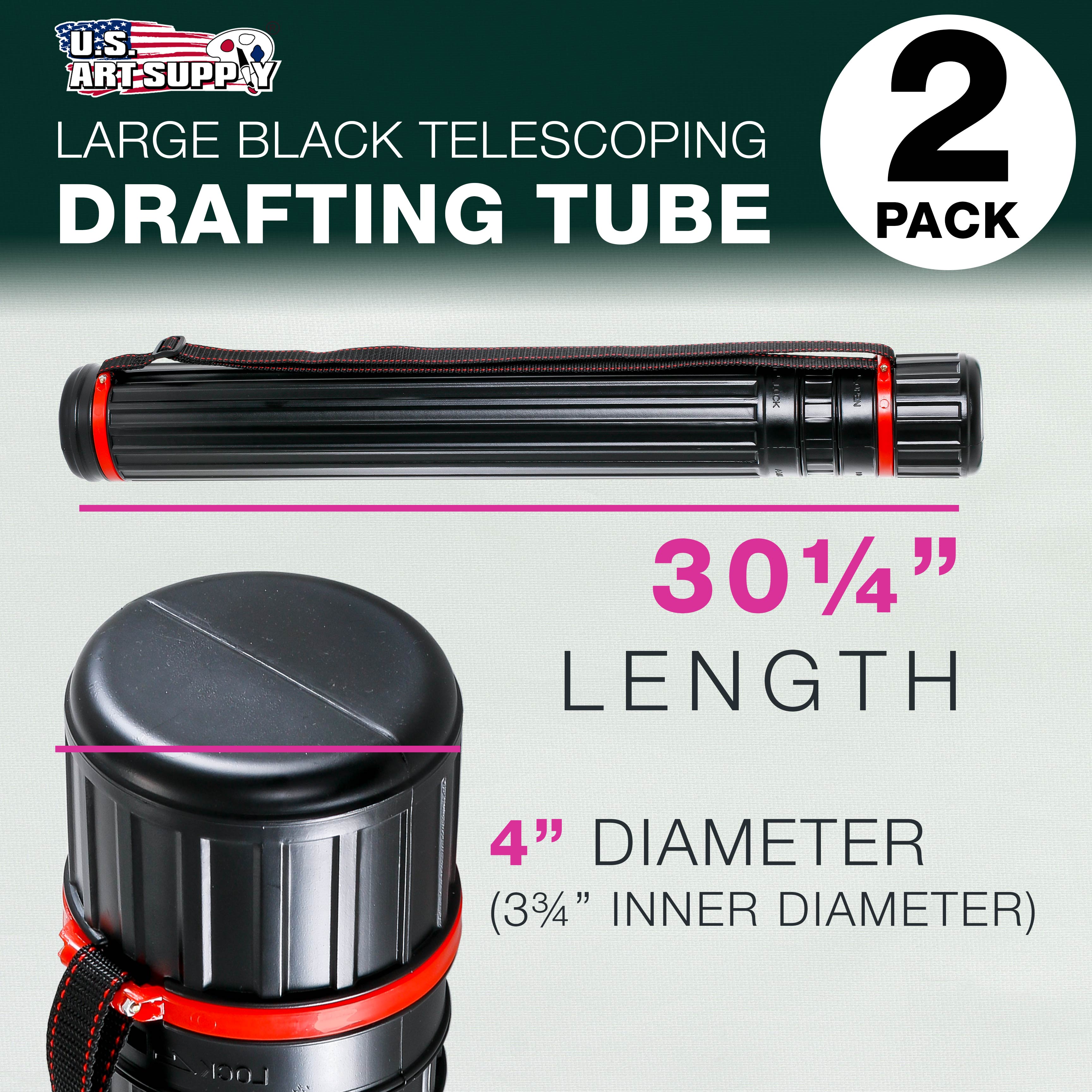 Black Telescoping Drafting Tube (Pack of 2) - 4