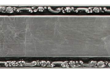 Silver Leaf With Black Antique