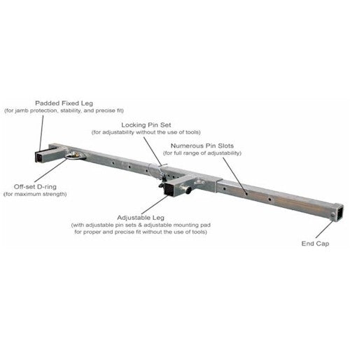 FrenchCreek 1785 Heavy Duty Door Jamb Anchor - Solid Steel Construction for Enhanced Home Security - Perfect for Entry Doors, Storm Doors & Home Protection