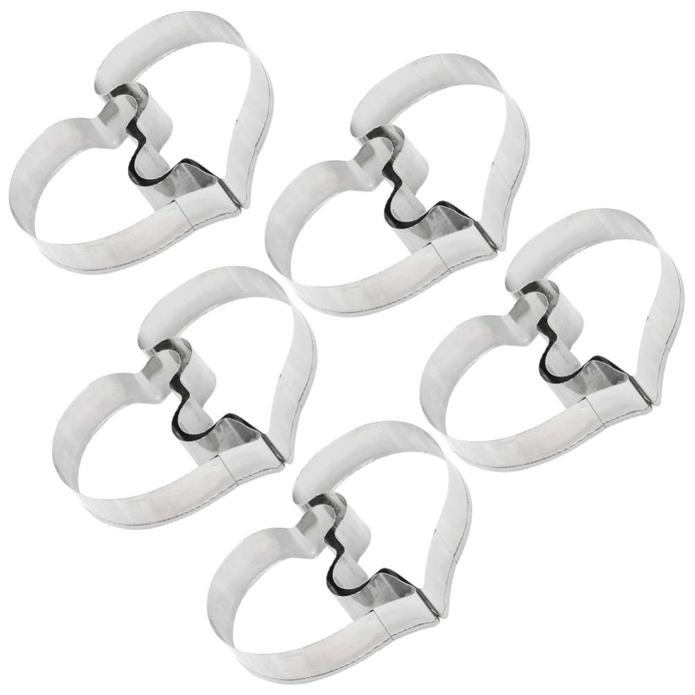 5pcs Stainless Steel Eiffel Tower Cake Molds - Baking Molds for Cakes, Fruits, Cookies | Perfect for Birthday Parties, Wedding Desserts & French Themed Events