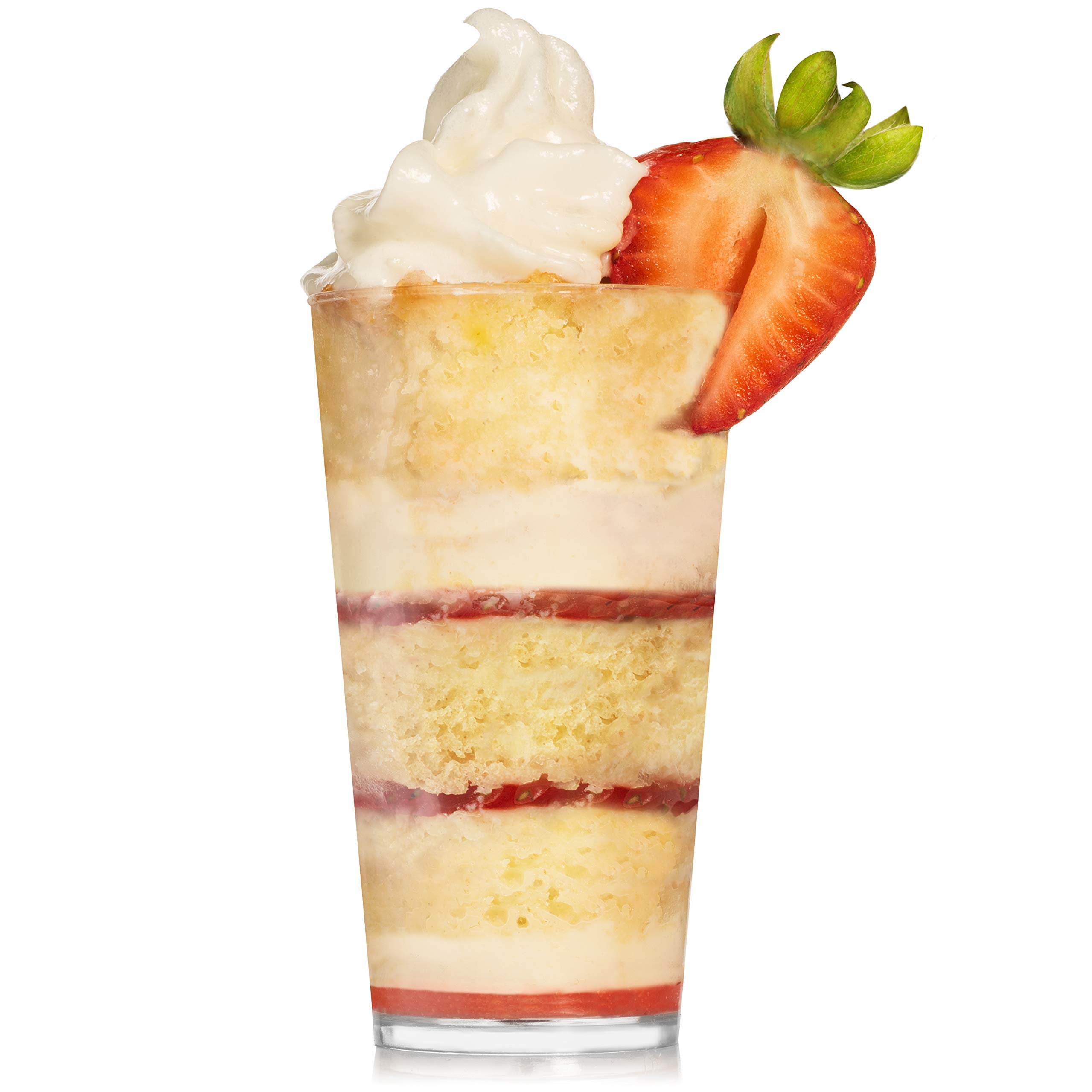 Loreso 3.0oz Clear Plastic Tall Tumbler Shot Glasses - Mini Shooter Round Dessert Cups for Tasting Parties, Reusable & Rewashable Appetizer Cups (480 Count) - Perfect for Cocktails, Desserts, and Party Snacks