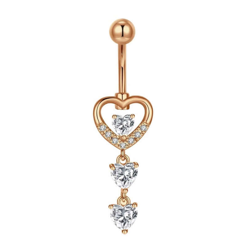 Sparkly Butterfly Opal Dangle Belly Button Rings | Q0202 | Stylish Body Jewelry for Women, Perfect for Parties, Beach & Everyday Wear