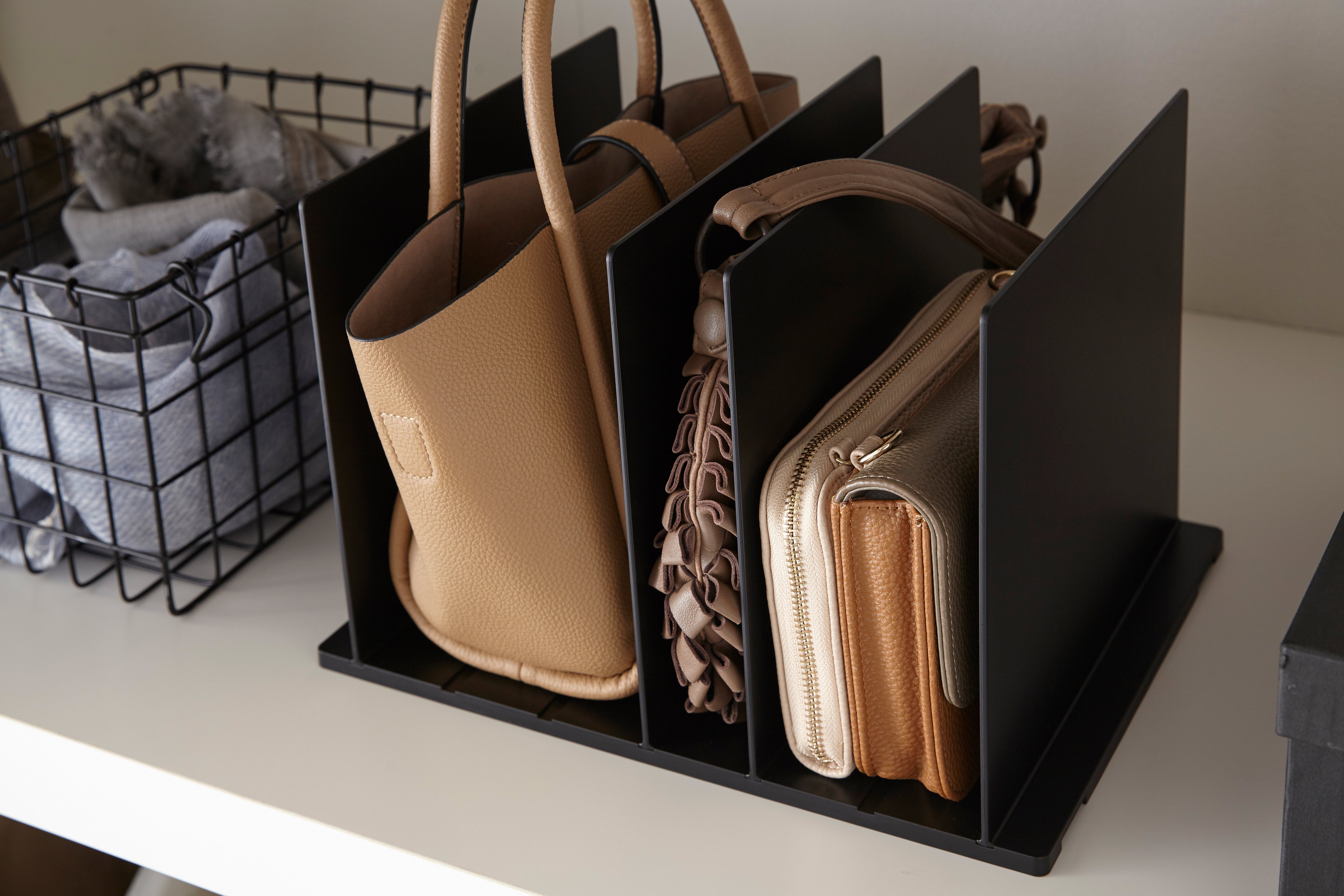 Premium Handbag Organizer Set of 2 - Expandable Purse Insert with Multiple Pockets for Women - Perfect for Tote Bags, Travel & Everyday Use