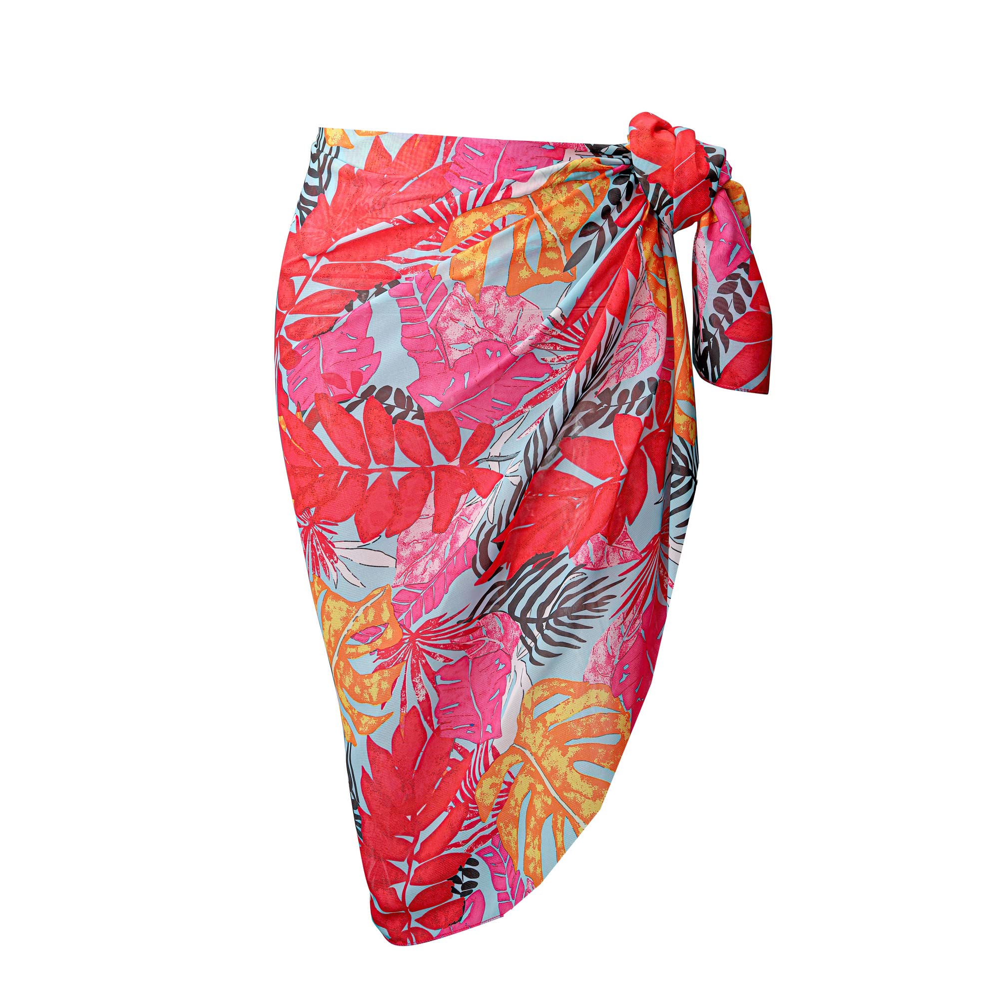 CHIC DIARY Women's Swimwear Cover Up - Flowy Chiffon Beach Pareo Sarong Wrap Skirt for Bikini | Perfect for Poolside, Beach Vacation & Summer Outings