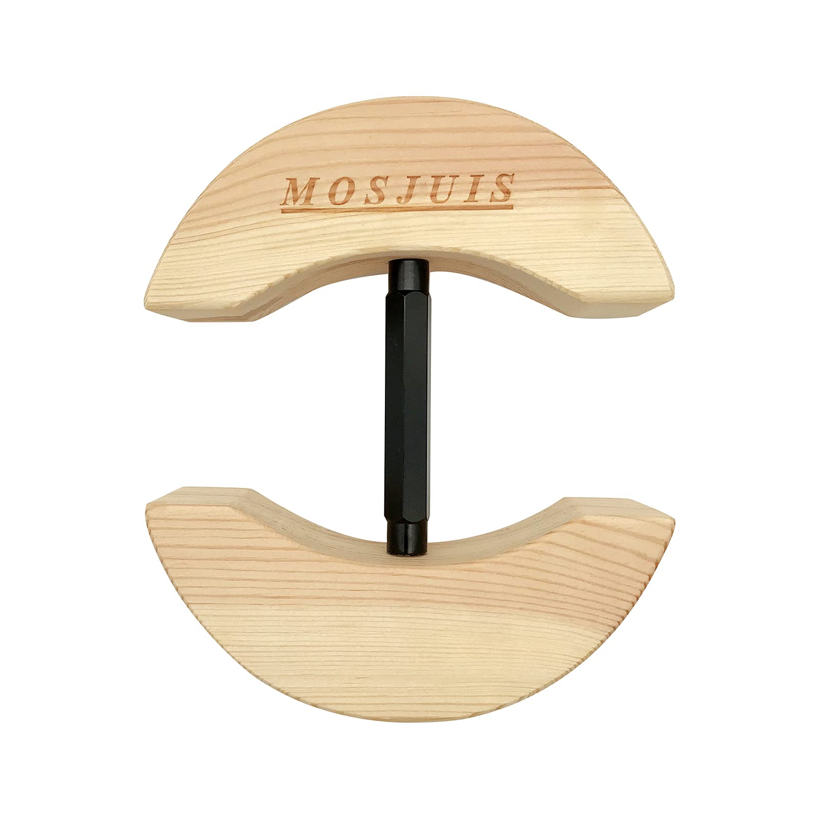 MOSJUIS Heavy Duty Solid Wood Hat Stretcher with Adjustable Turnbuckle - Hat Expander for Men & Women Fitted Caps - Perfect for Resizing Baseball Caps, Fedoras & Cowboy Hats