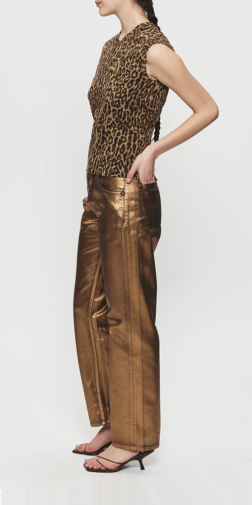 Double V Vest Leopard Print - Stylish Women's Fashion Top for Casual Wear, Night Out & Street Style