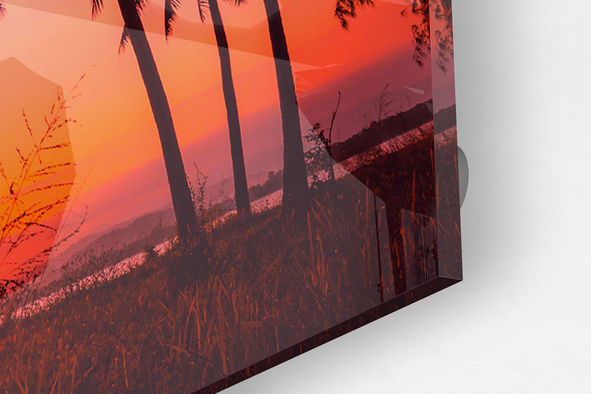California Sunset Wall Art - Stunning Beach Sunset Painting for Home & Office Decor | Perfect for Living Room, Bedroom & Coastal Themed Spaces