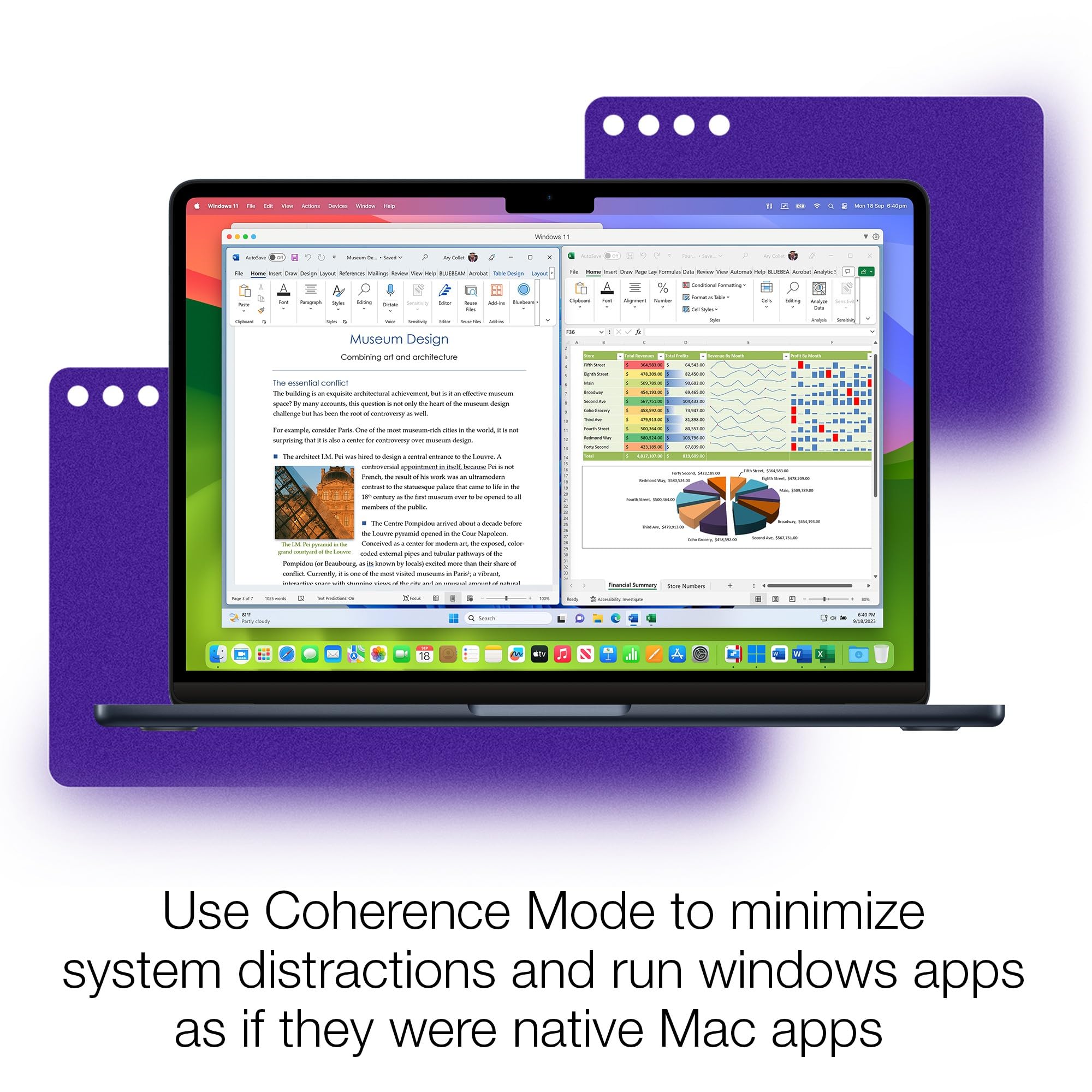 Parallels Desktop 20 for Mac Pro Edition - Run Windows on Mac Virtual Machine Software | Microsoft Authorized | 1 Year Subscription [Mac Download] | Perfect for Developers, Designers & Business Professionals