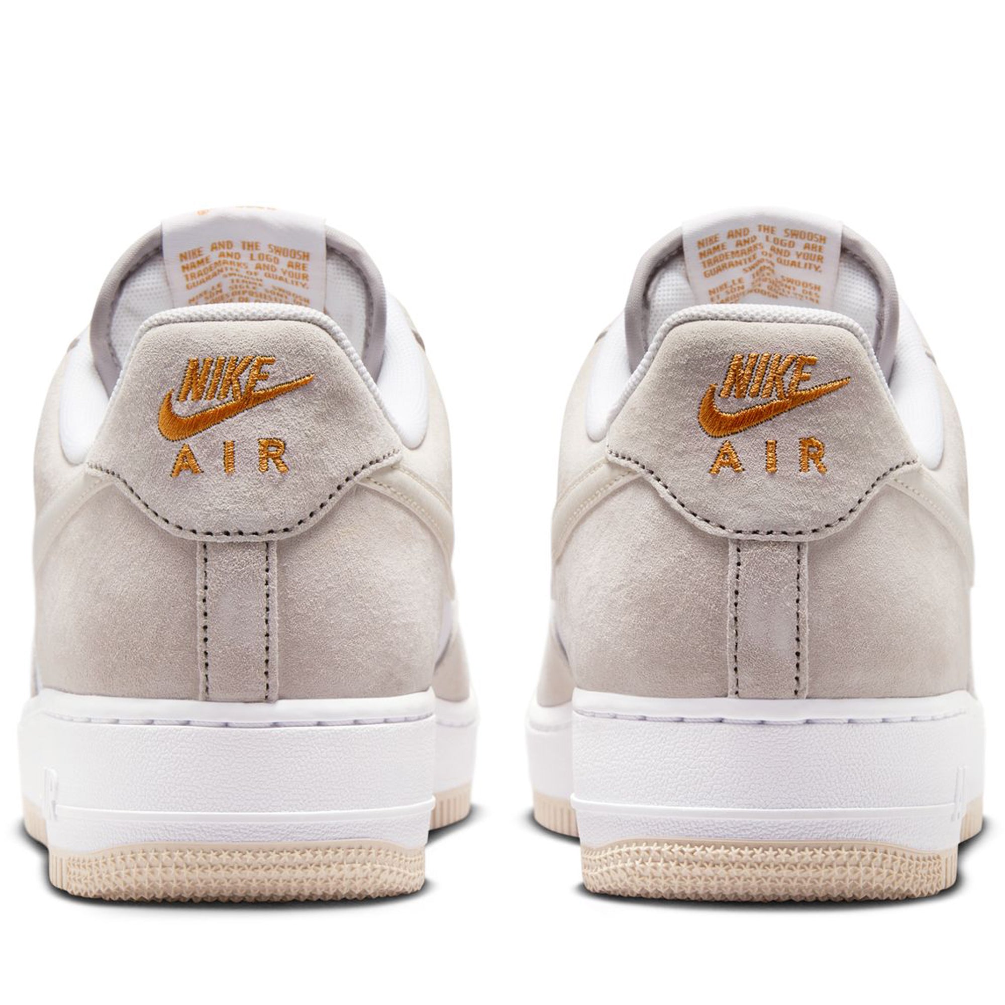 Nike Air Force 1 '07 Sneakers - College Grey/Light Orewood Brown - Men's Casual Shoes for Everyday Wear & Street Style