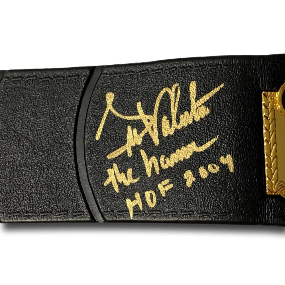 Greg Valentine & Brutus Beefcake Dual Signed WWE Championship Replica Belt - PSA/DNA Certified COA - WWF Wrestling Collectible for Display & Fan Memorabilia