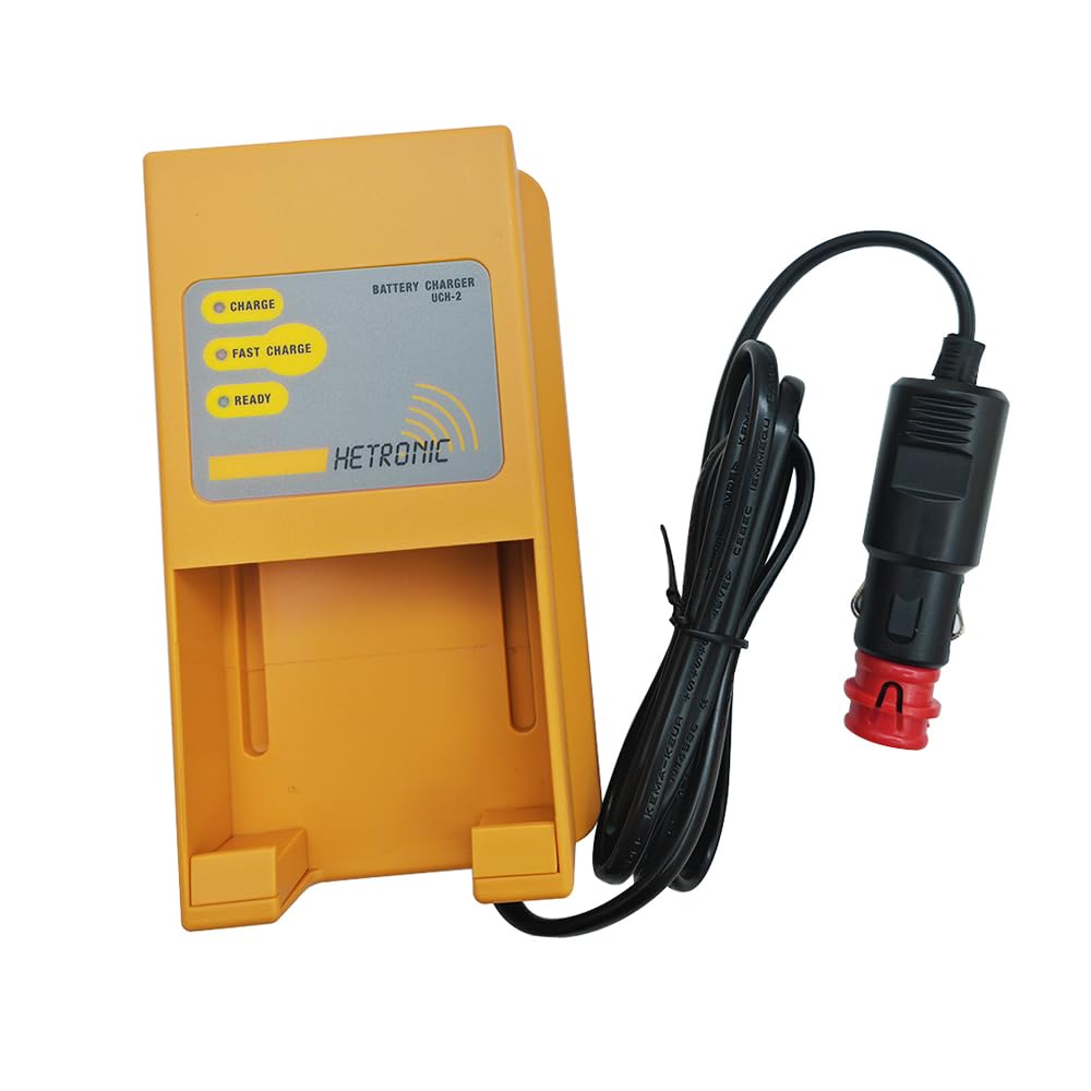 RUNAAJA 3.6V 2100mAh Rechargeable Battery & Charger for HETRONIC Remote Control - Compatible with 24V Car Charger | Perfect for Industrial Equipment, Construction Tools & Heavy Machinery