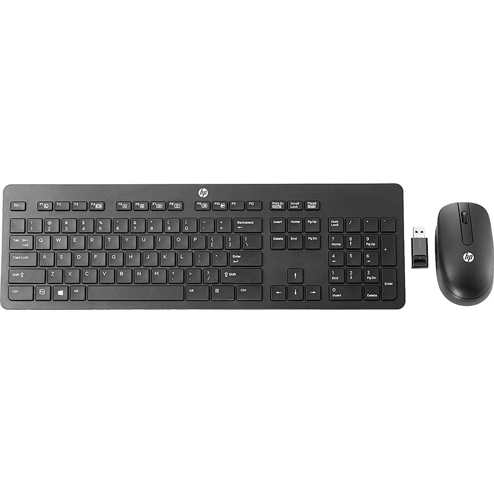 HP T6L04UT#ABA Slim Wireless Keyboard and Mouse Combo for Business - Ergonomic Design, Quiet Typing, Plug-and-Play for Office, Home & Remote Work
