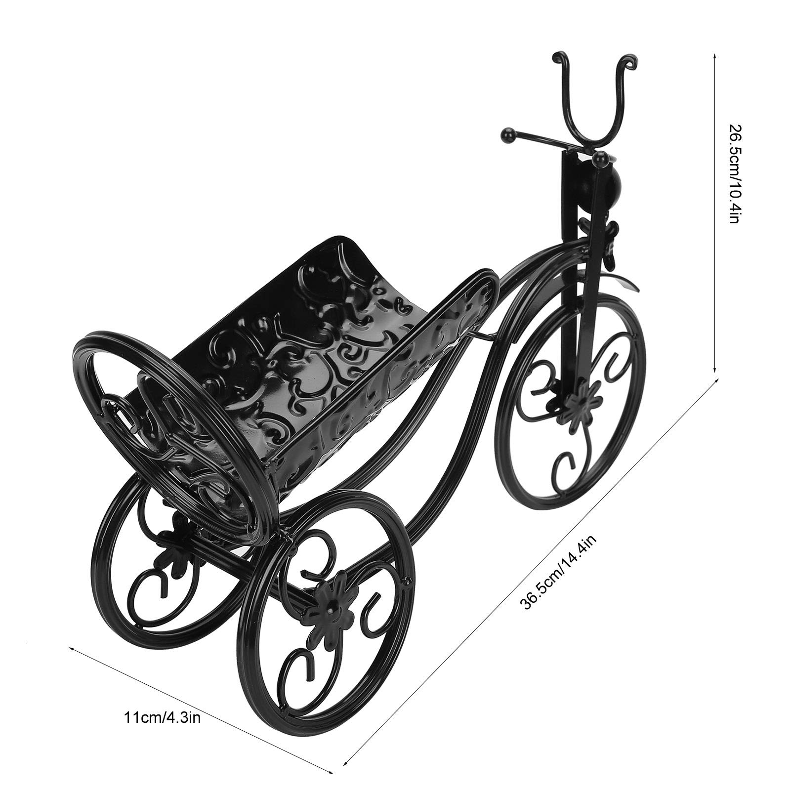 Tricycle-Shaped Countertop Wine Rack - Single Bottle Metal Holder for Wine Display & Storage | Perfect for Wine Cellar, Bar Cabinet, Kitchen Counter & Home Decor