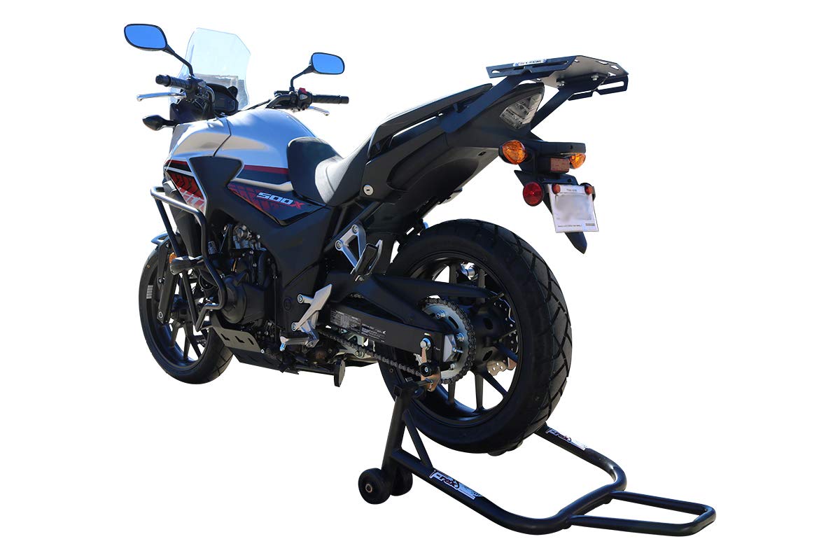 T-Rex Racing Heavy-Duty Aluminum Luggage Rack for Honda CB500X (2013-2023) & NX500 (2024) | Motorcycle Cargo Carrier for Adventure Touring & Commuting