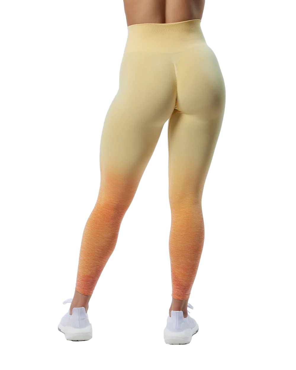 HAODIAN Women's Ombre Seamless Leggings - High Waisted Scrunch Butt Yoga Pants for Gym, Workout & Running | Perfect for Fitness, Lounge & Everyday Wear