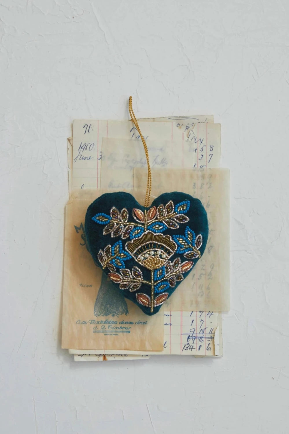 Velvet Heart Ornament - Elegant Fabric Christmas Tree Decoration for Home, Wedding, Party & Holiday Decor