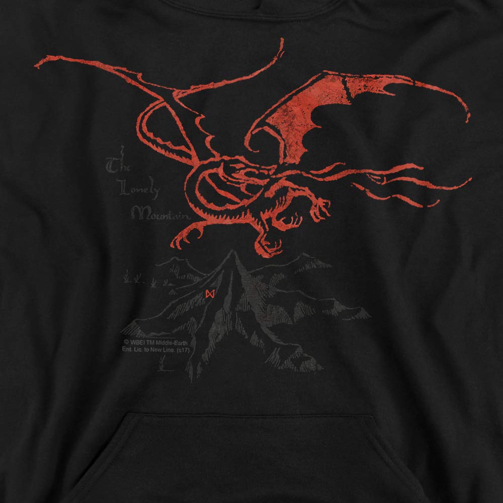 The Hobbit Smaug Hoodie - Unisex Pullover for Kids & Teens - Fantasy Movie Wear