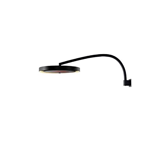 Eclipse Electric Wall Mount Pole - Adjustable Height LED Light Fixture for Indoor & Outdoor Use - Perfect for Patio, Garden, and Garage Lighting