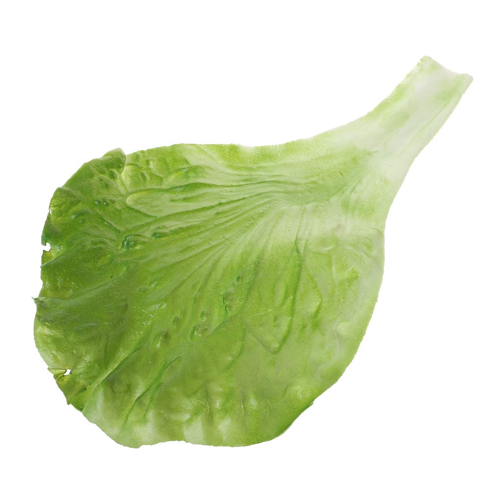 Artificial Lettuce Leaves - Realistic Fake Vegetable Simulation for Home Decor, Kitchen Cabinet, Party & Wedding Decoration | Lifelike Greens for Table Centerpieces, Food Displays & Photography Props