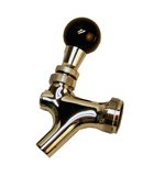 Stainless Steel Round Faucet Handle - Chrome Plated Bathroom Sink Knob Replacement for Kitchen & Bathroom Faucets - Perfect for Home Renovation and DIY Projects
