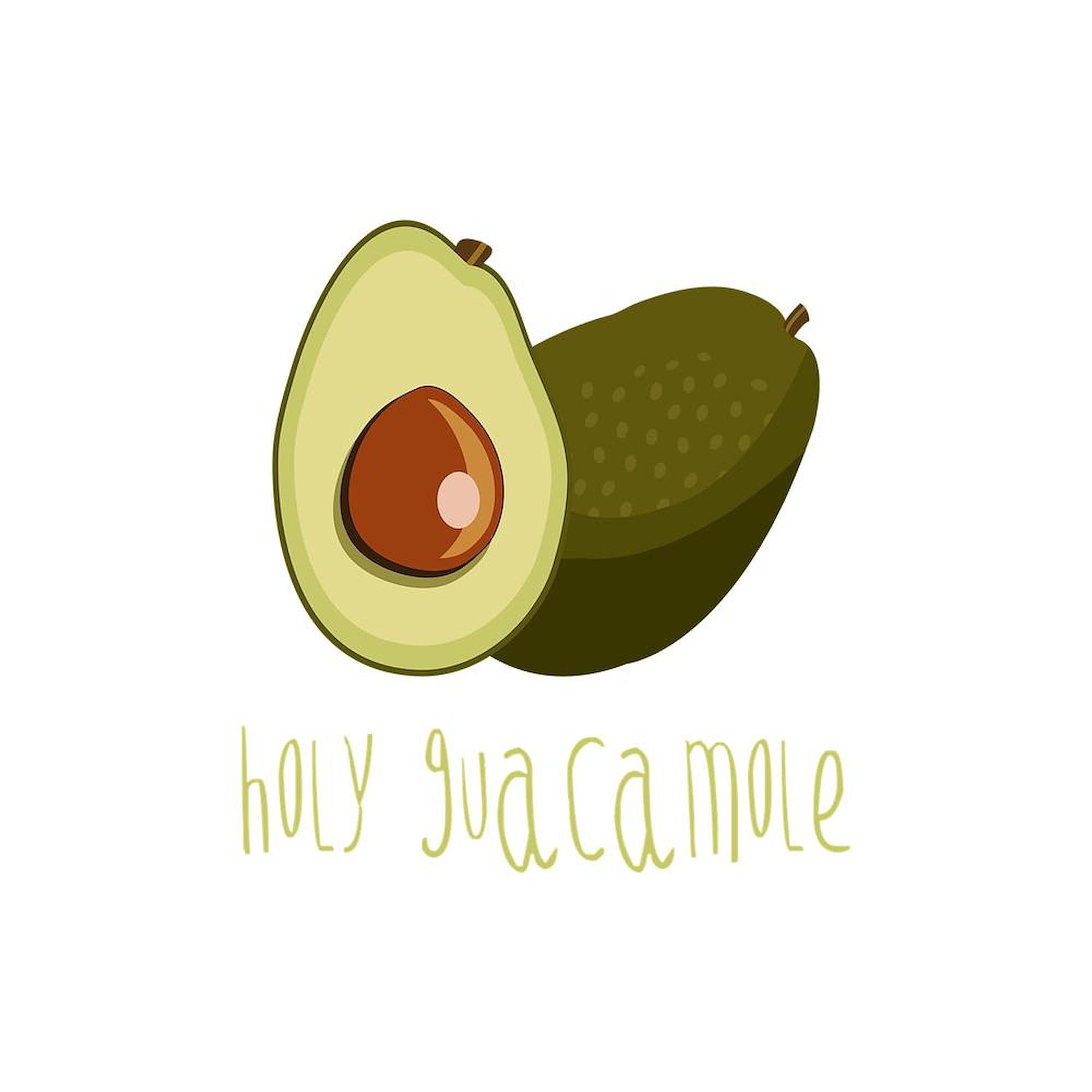 Holy Guacamole Ceramic Coffee Mug 11 oz (325 ml) - Funny Novelty Gift for Avocado Lovers - Perfect for Home, Office & Coffee Breaks