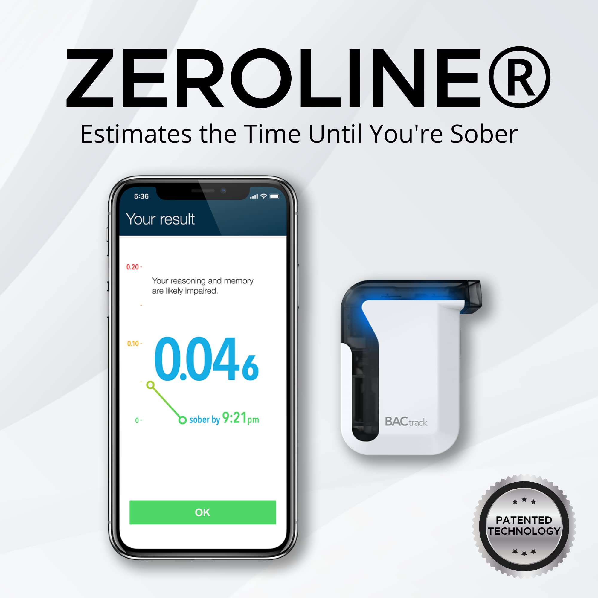BACtrack Mobile Smartphone Breathalyzer - Professional-Grade Alcohol Tester with Wireless Bluetooth Connectivity for iPhone & Android Devices (HealthKit Compatible) | Perfect for Personal Safety, Workplace Testing & Responsible Drinking Monitoring