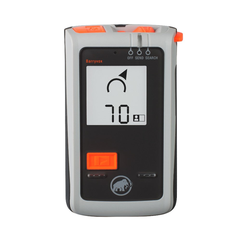 Mammut Barryvox Avalanche Transceiver - Professional Snow Safety Beacon for Skiing & Backcountry Adventures | Waterproof & Long-Range Avalanche Rescue Device for Mountaineers & Winter Sports Enthusiasts