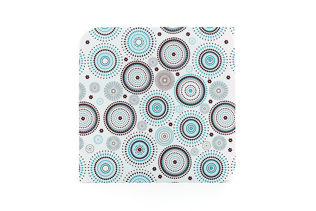 Modgy Heat Resistant Silicone Trivets for Hot Pots & Pans - Decorative Kitchen Countertop Protector, Utensil Rest Mat & Coaster Set - Perfect for Dining Tables, Stovetops & Outdoor Cooking