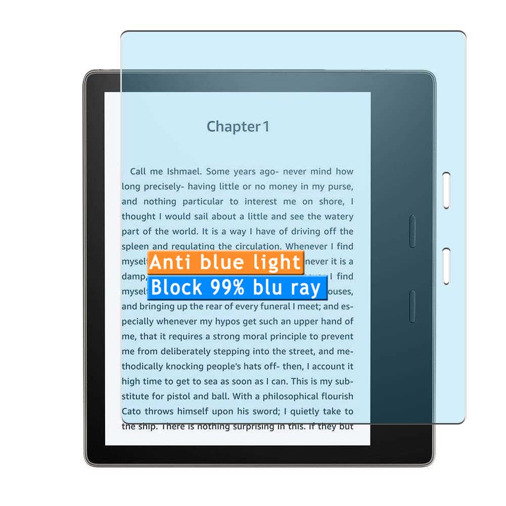 2-Pack Anti Blue Light Screen Protector for Amazon Kindle Oasis 2017 7