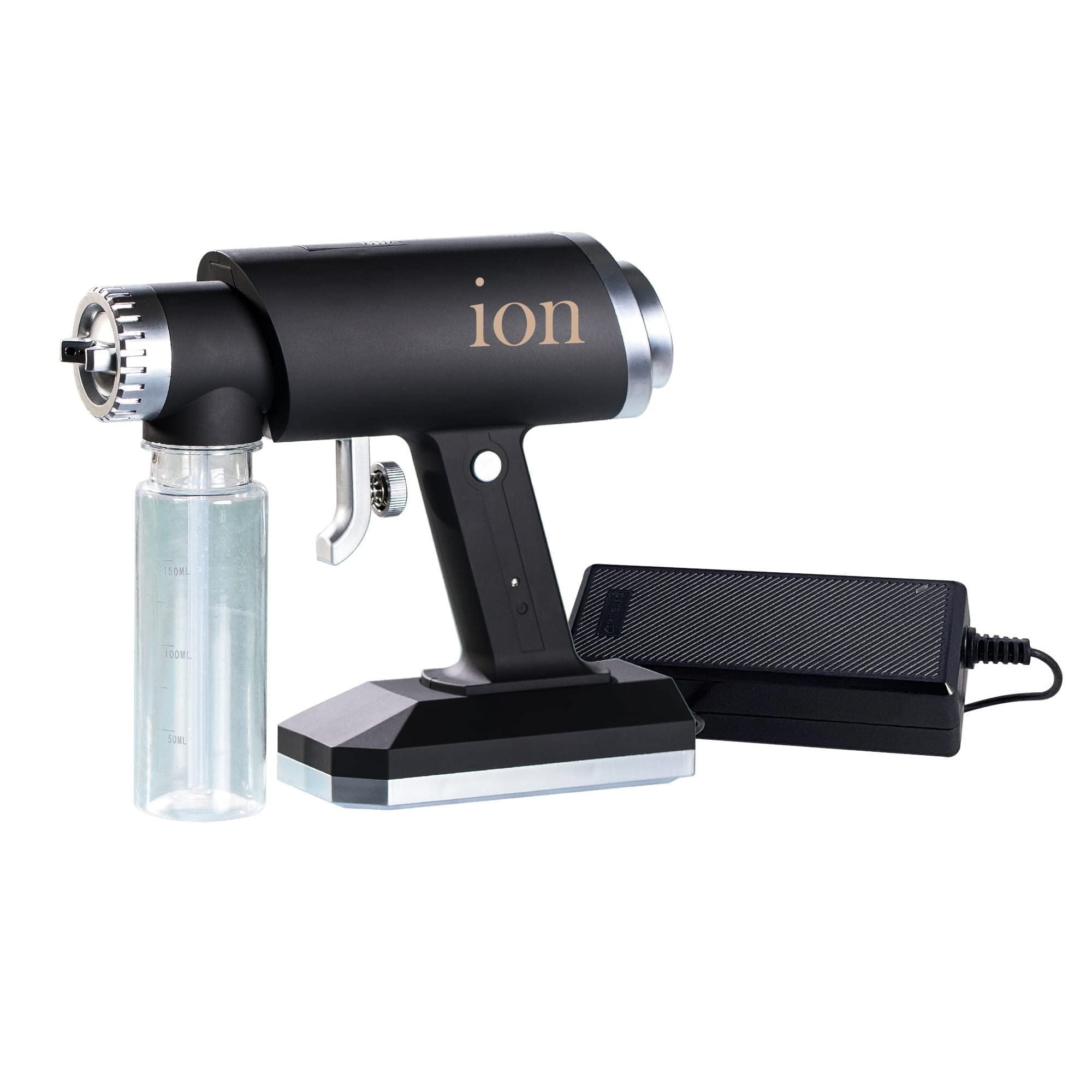 Professional Spray Tanning Machine Kit with Honey Glow Sunless Solution - Naked Sun Ion Tanning System, Pro Tech Bag & Accessories (5-Piece Set) for Salon, Home Use & Mobile Tanning Services