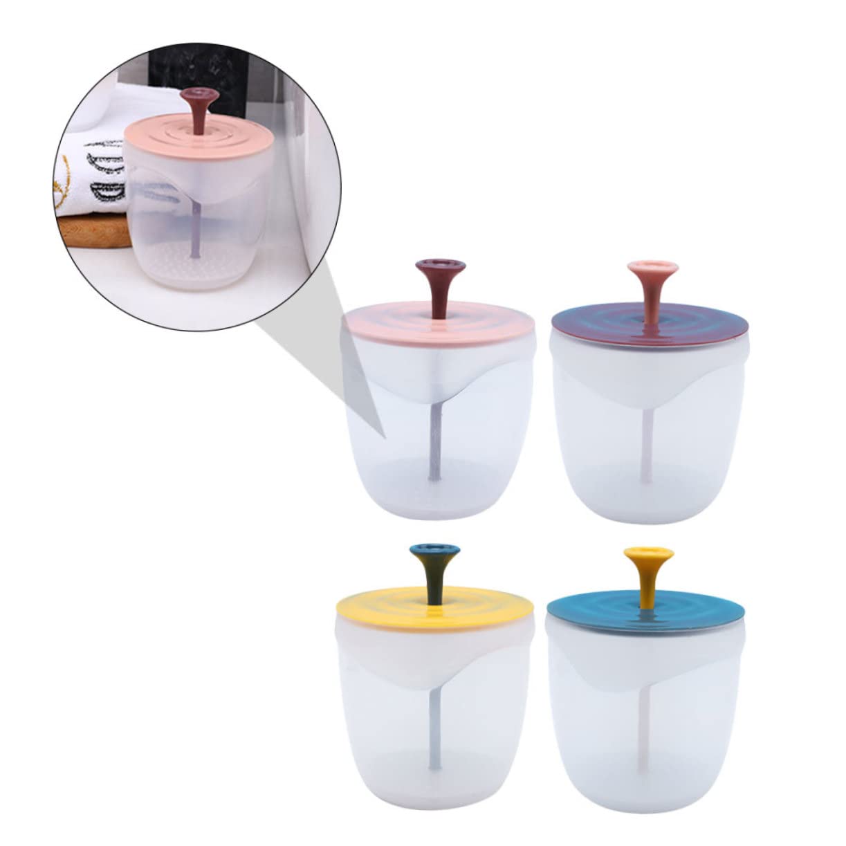 Facial Bubble Maker Bottle - Portable Foam Whipped Cup for Deep Cleansing | Easy to Use Skincare Tool for Women | Perfect for Travel, Spa & Daily Face Wash Routine