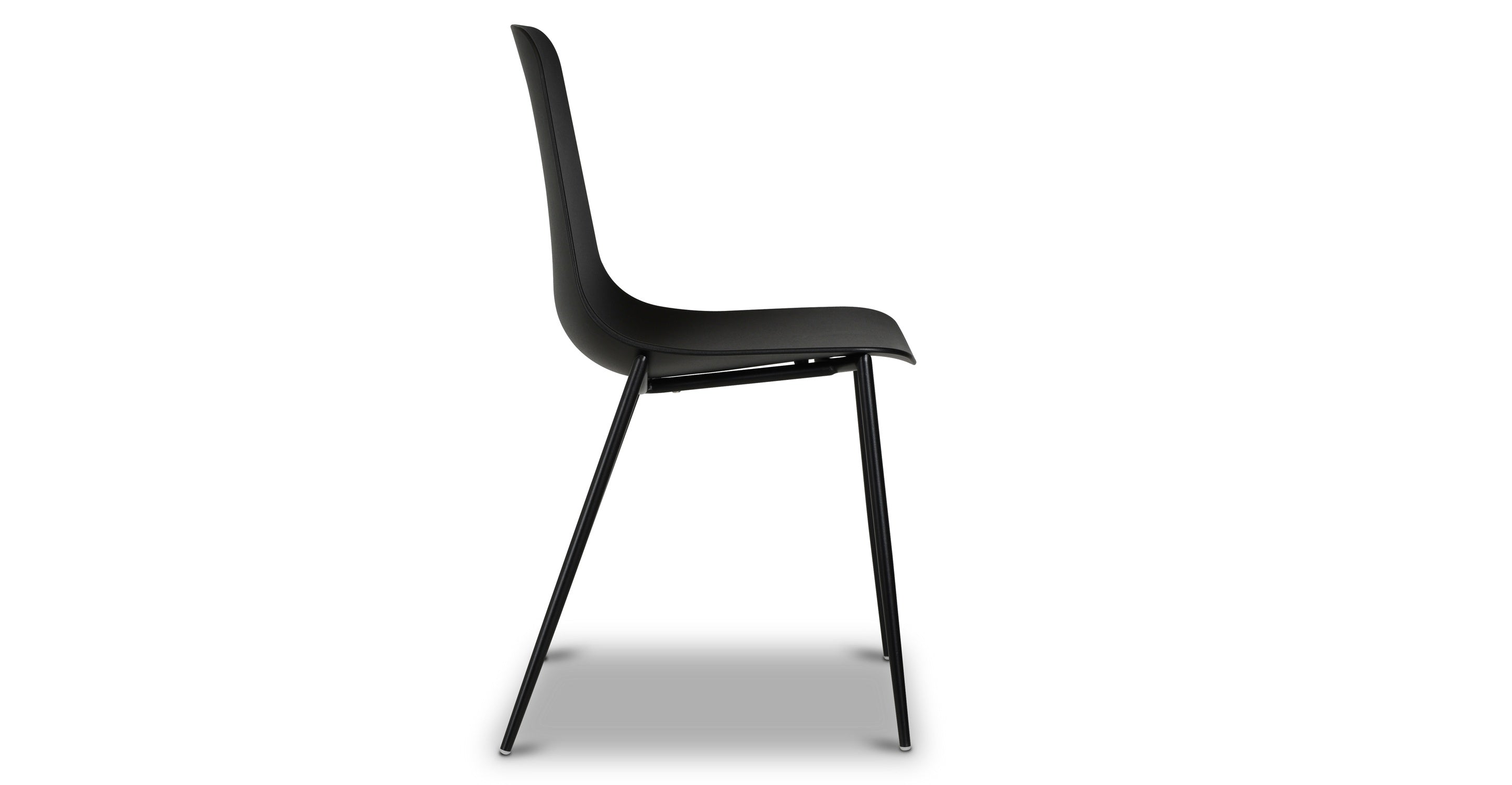 Isla Dining Chair - Modern Wooden Dining Room Chairs Set of 2, Comfortable Upholstered Seat with Sturdy Metal Legs - Perfect for Kitchen, Dining Room, Breakfast Nook & Home Decor